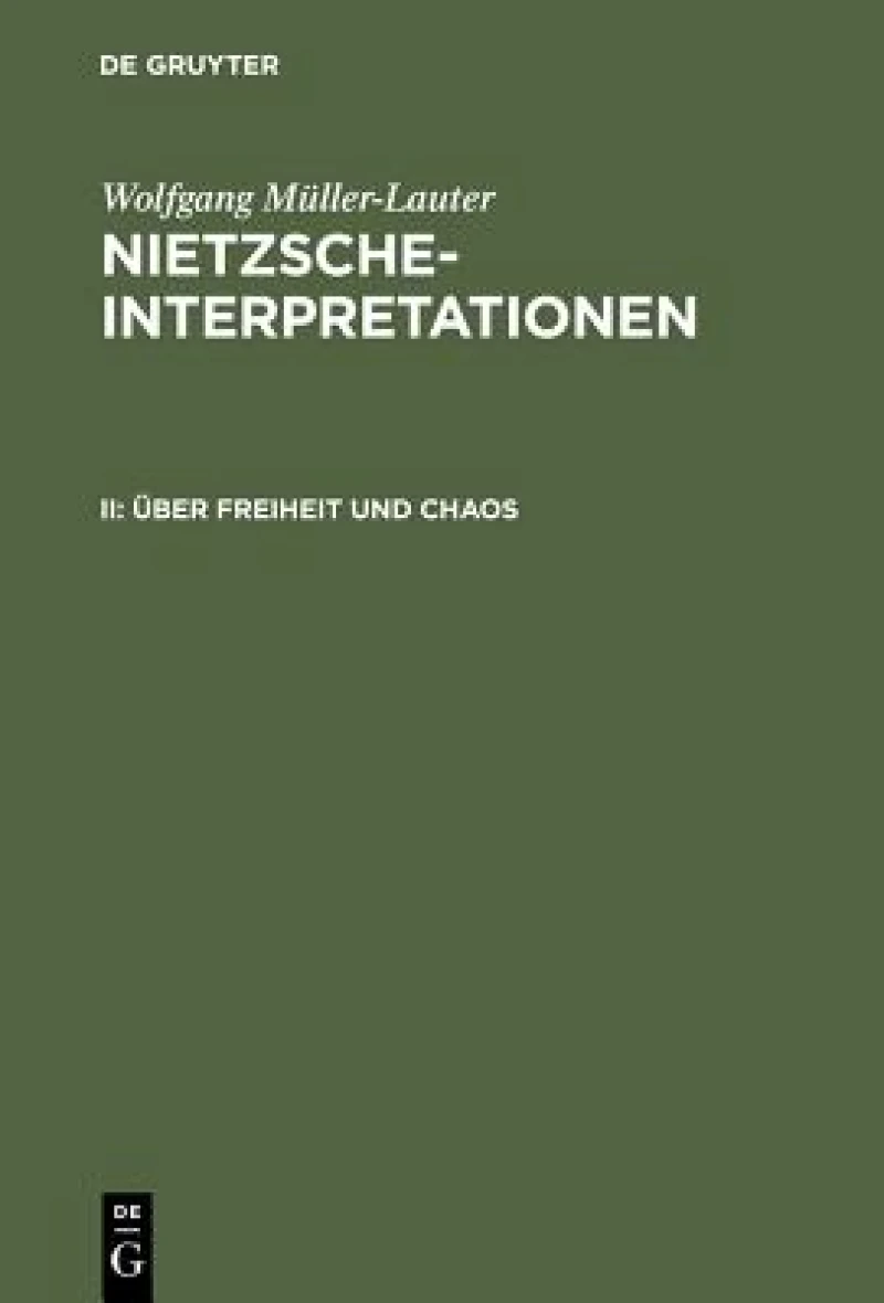 Uber Freiheit Und Chaos