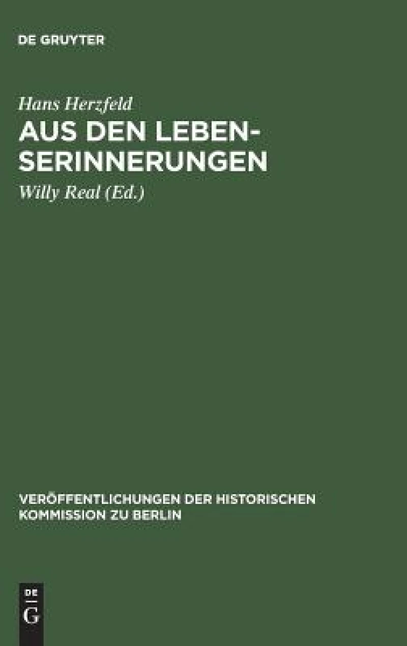Aus Den Lebenserinnerungen