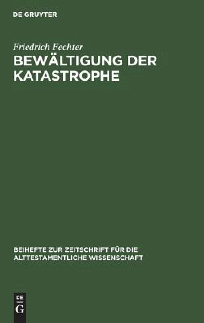 Bewältigung Der Katastrophe