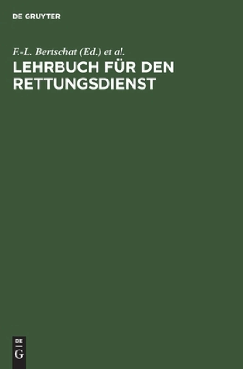 Lehrbuch Fur Den Rettungsdienst