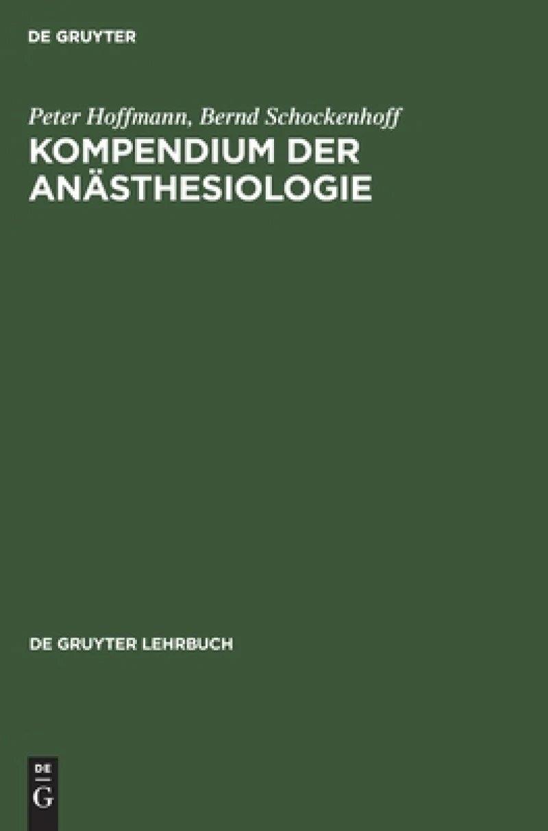 Kompendium Der Anästhesiologie
