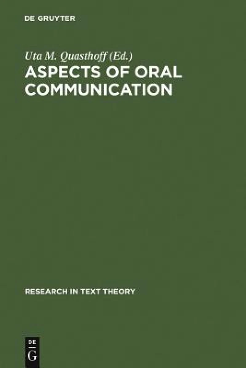 Aspects of Oral Communication