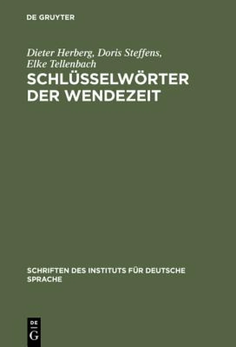 Schlüsselwörter Der Wendezeit
