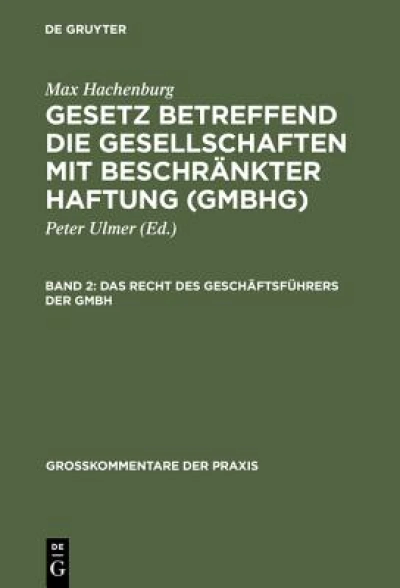 Recht des Geschäftsführers der GmbH