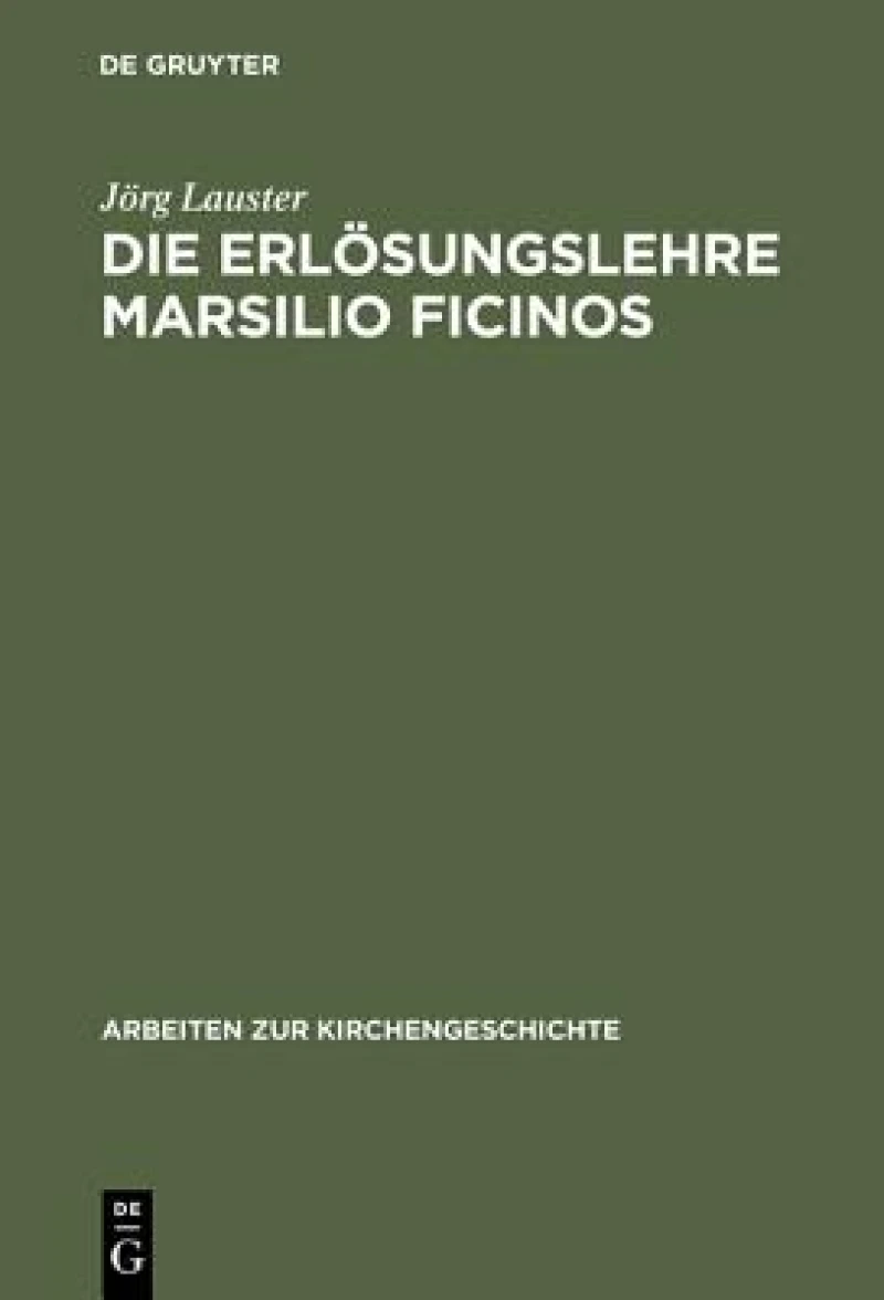 Erlösungslehre Marsilio Ficinos