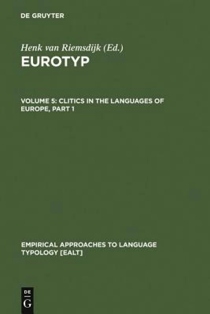 Clitics in the Languages of Europe