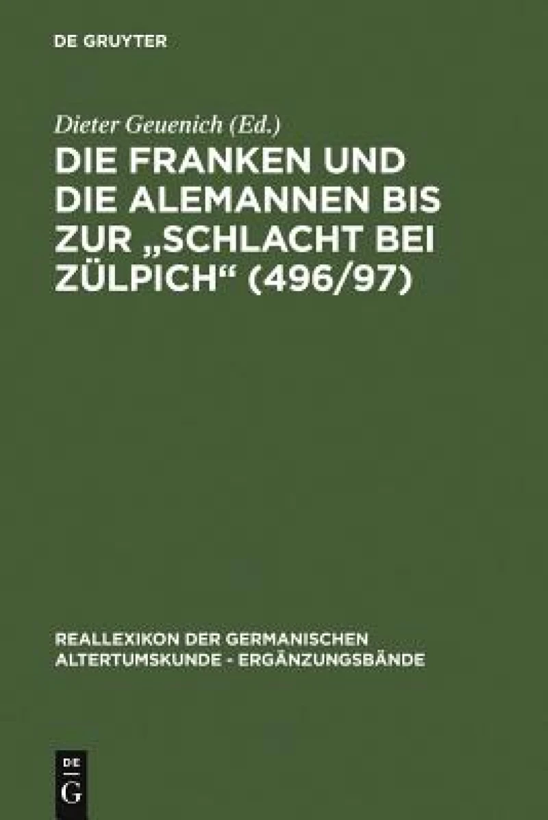 Franken und die Alemannen bis zur "Schlacht bei Zülpich" (496/97)