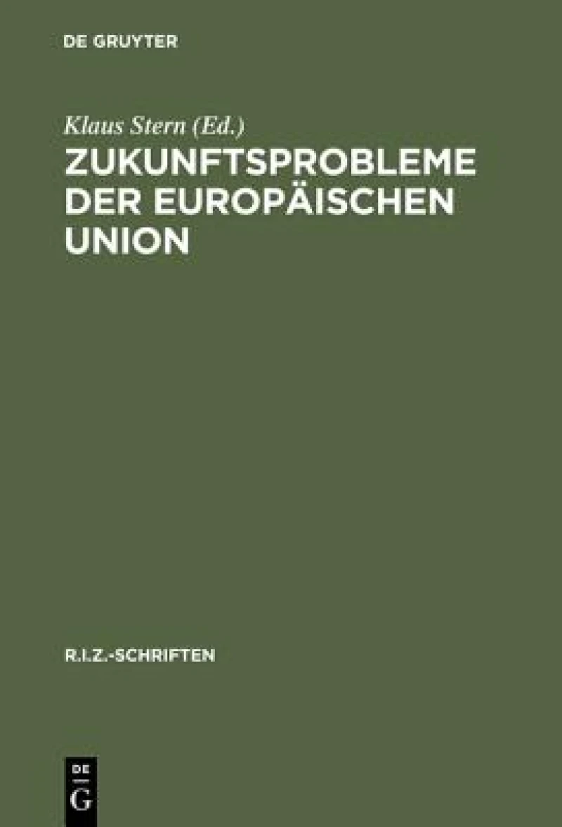 Zukunftsprobleme Der Europaischen Union