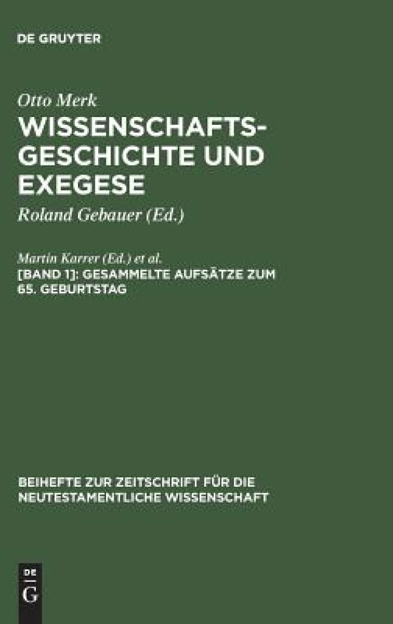 Gesammelte Aufsätze zum 65. Geburtstag