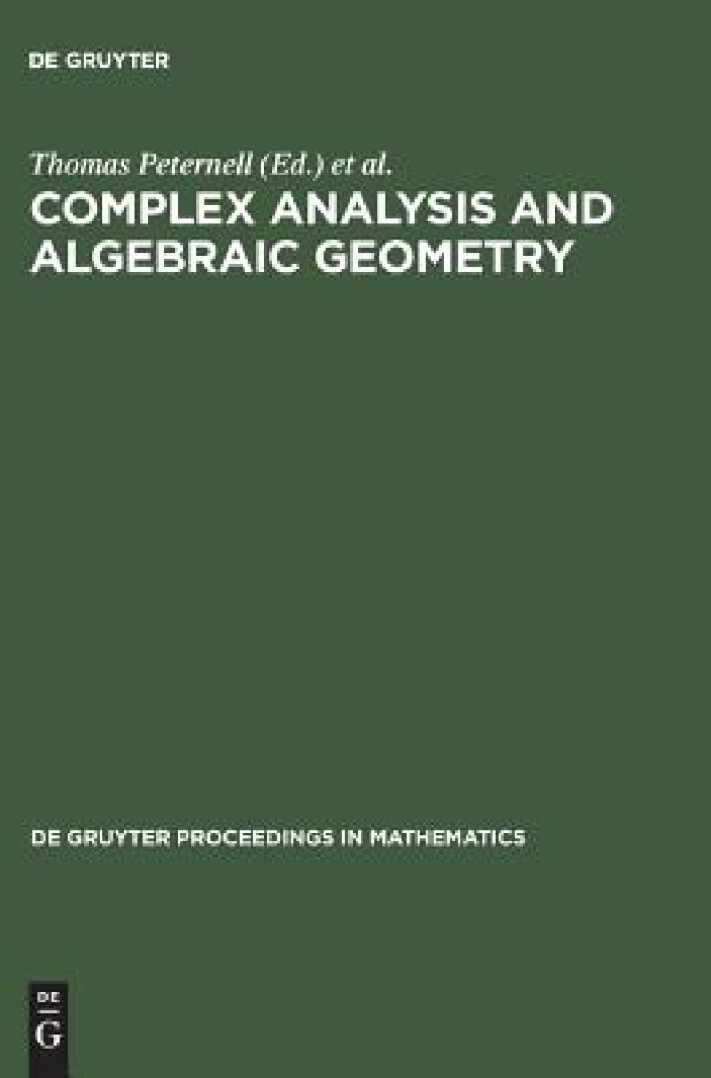 Complex Analysis and Algebraic Geometry