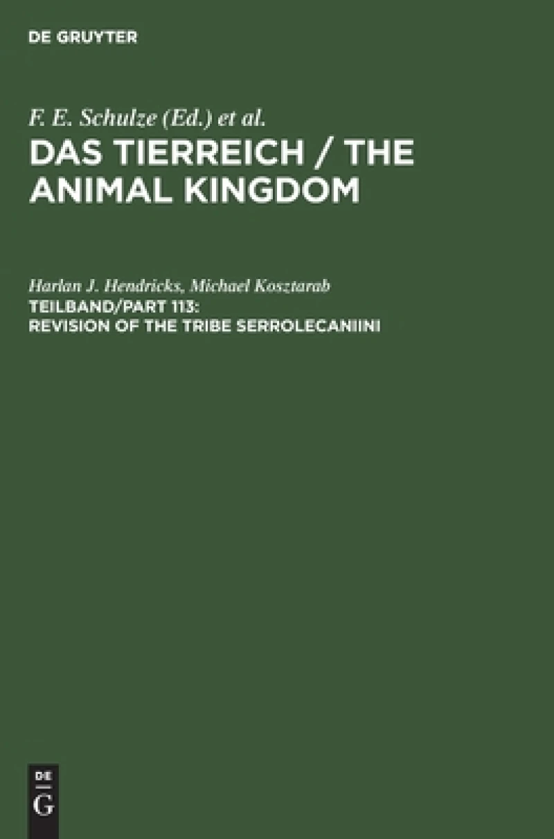 Revision of the Tribe Serrolecaniini