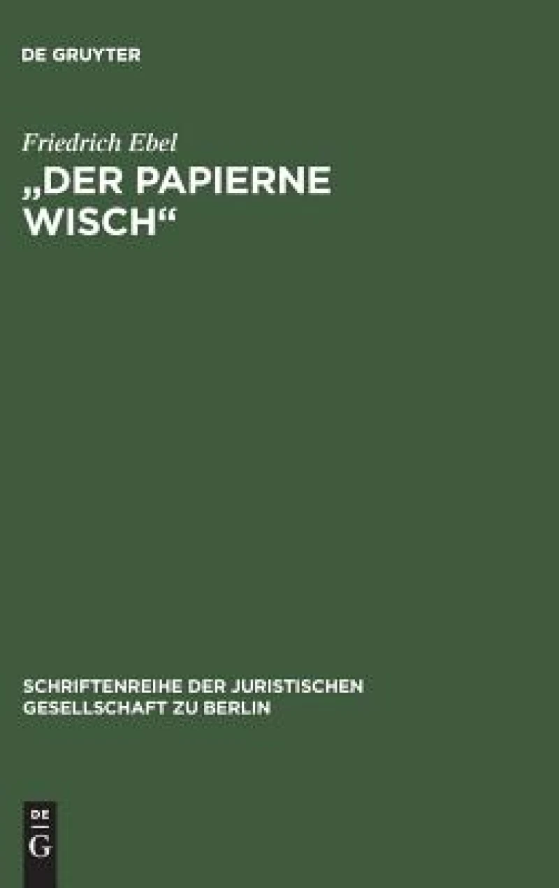 "Der papierne Wisch"