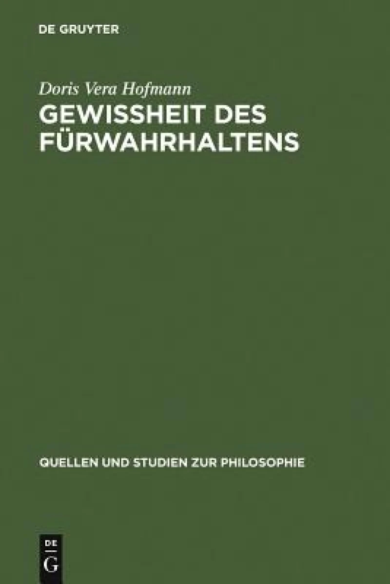 Gewißheit des Fürwahrhaltens