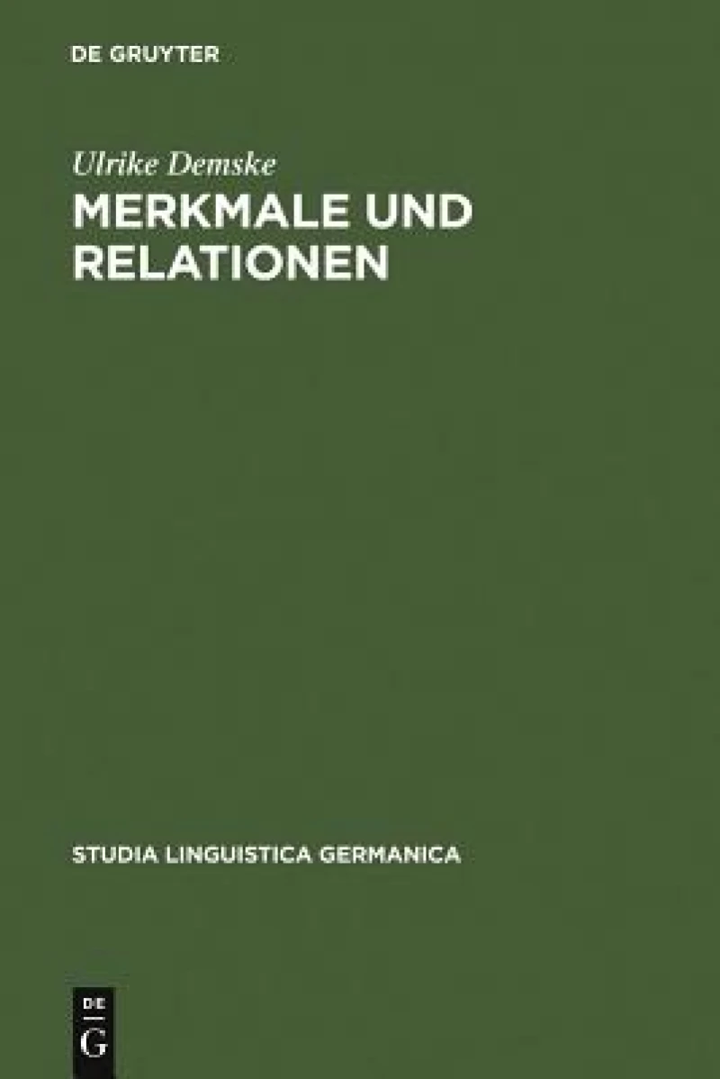 Merkmale Und Relationen