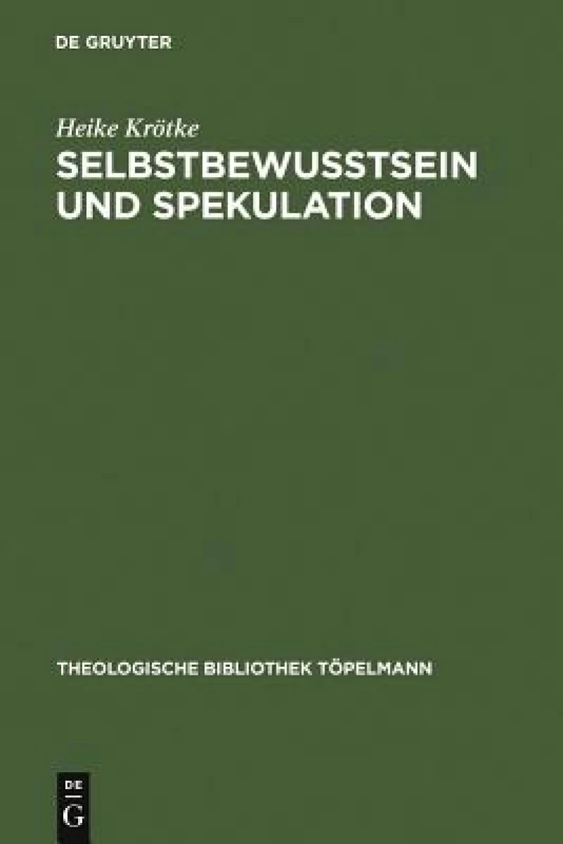 Selbstbewußtsein und Spekulation