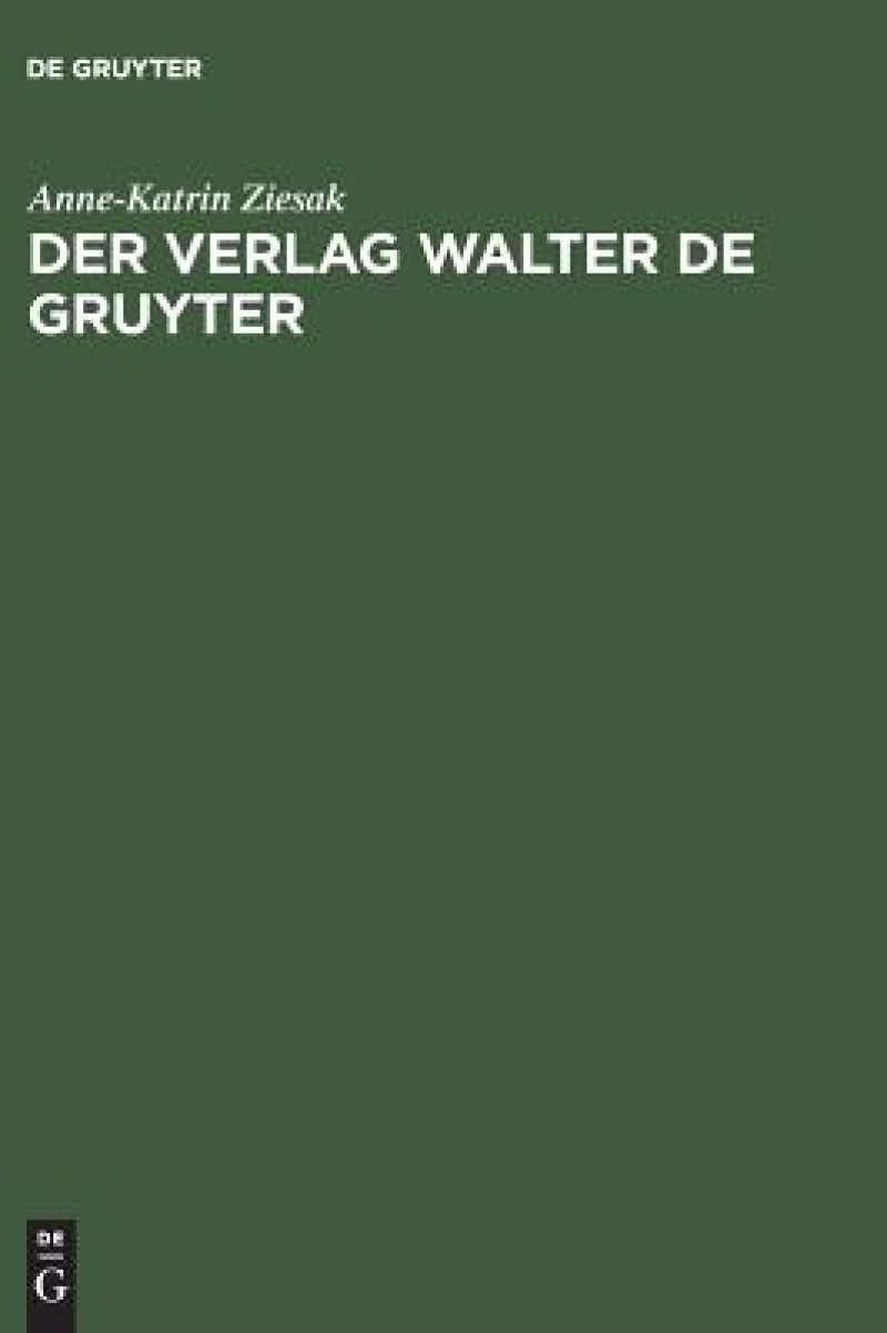 Verlag Walter de Gruyter