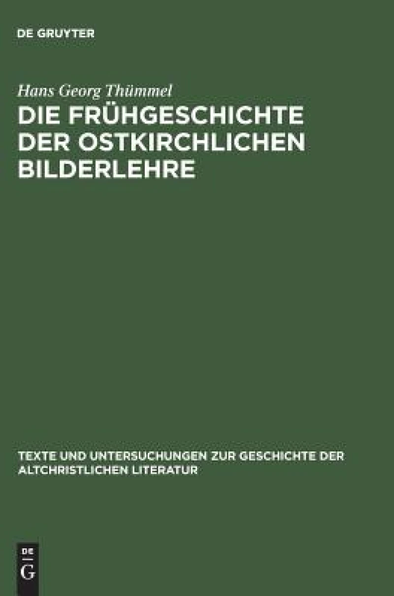 Frühgeschichte der ostkirchlichen Bilderlehre