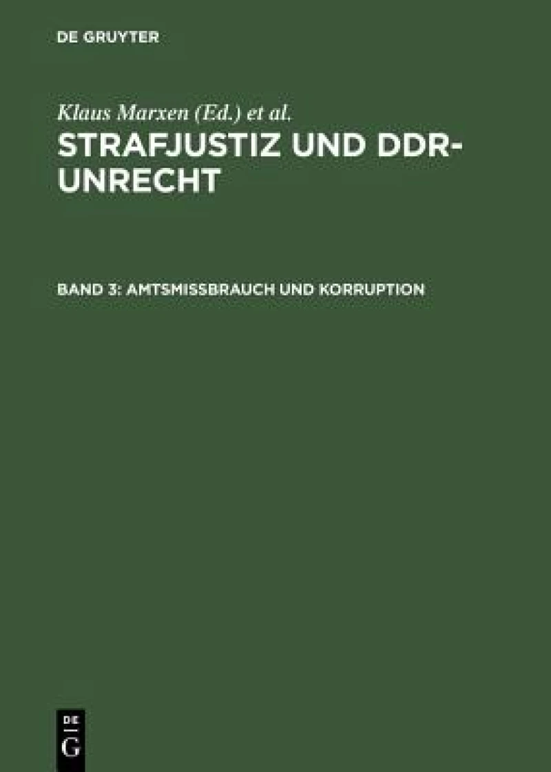 Amtsmissbrauch Und Korruption