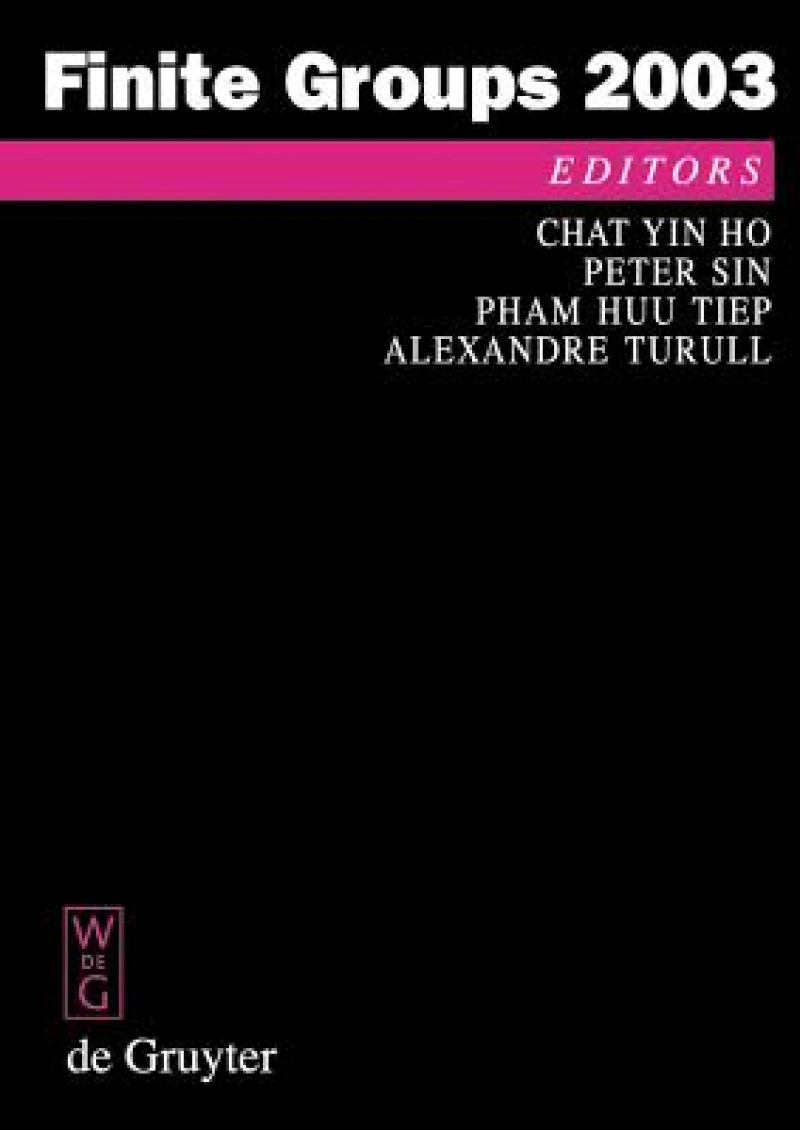 Finite Groups 2003