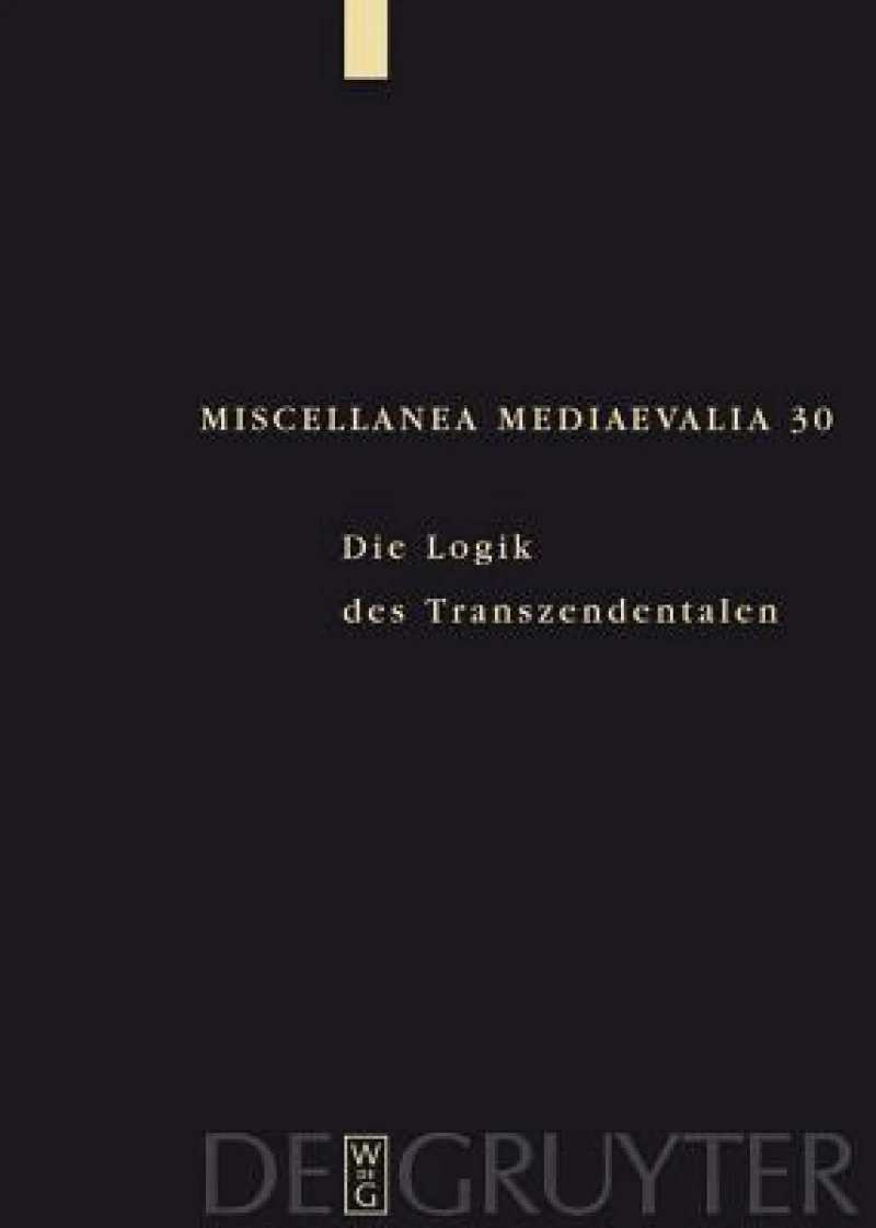 Logik des Transzendentalen