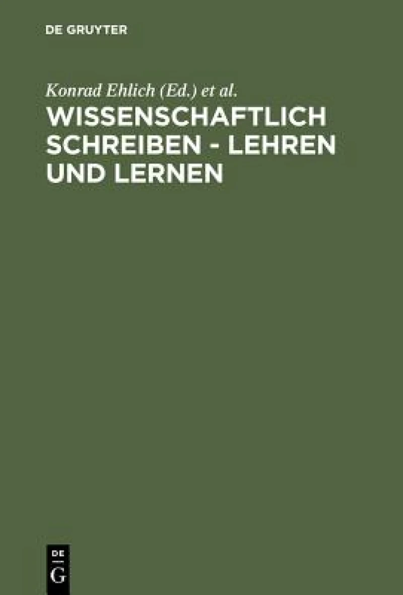 Wissenschaftlich Schreiben - Lehren Und Lernen