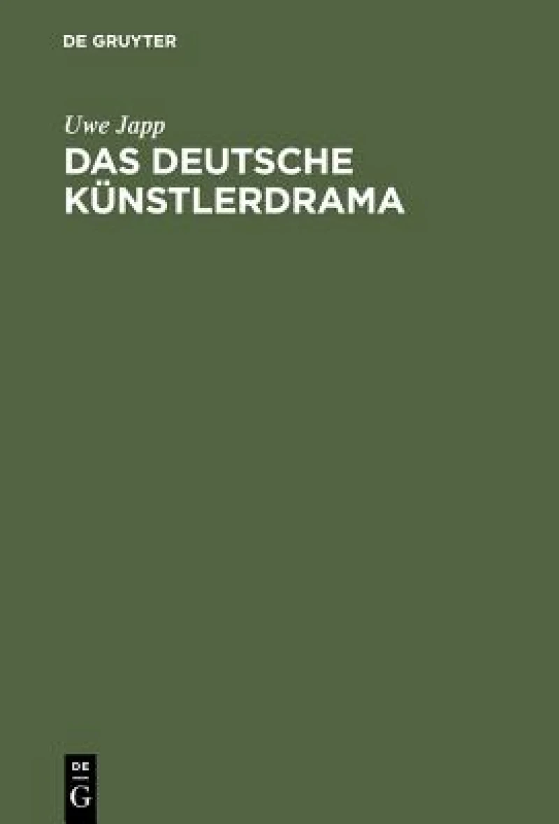 Das Deutsche Kunstlerdrama