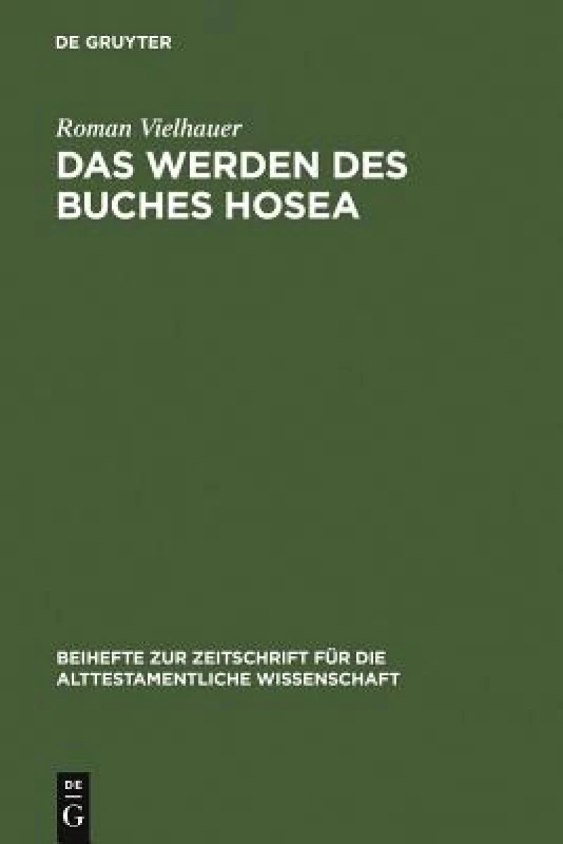 Werden des Buches Hosea