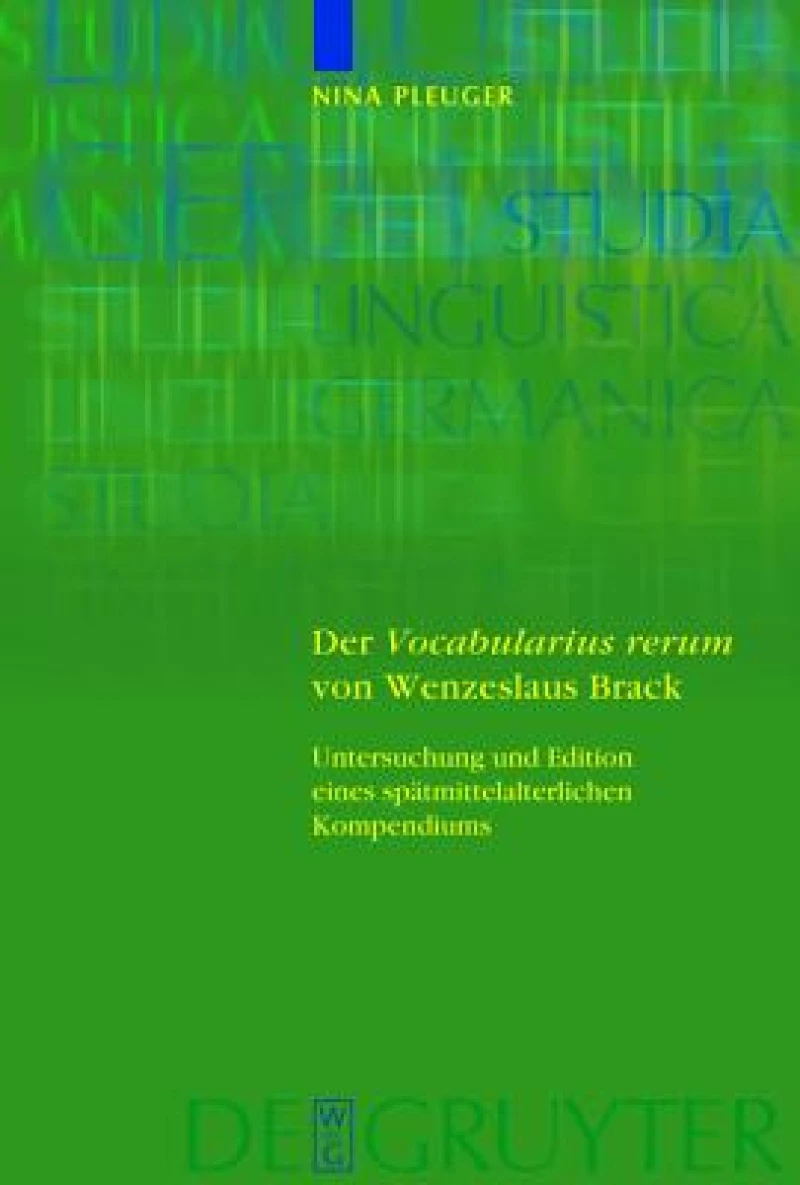 ''Vocabularius rerum'' von Wenzeslaus Brack