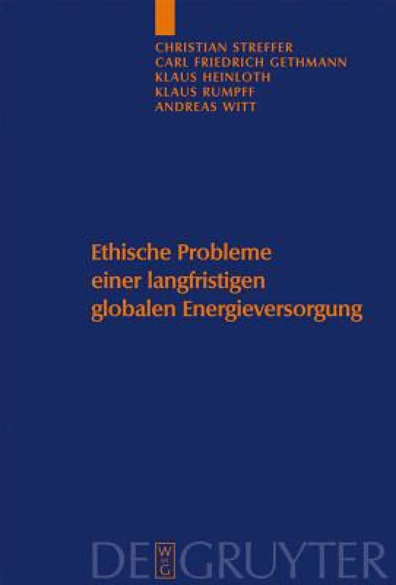 Ethische Probleme Einer Langfristigen Globalen Energieversorgung