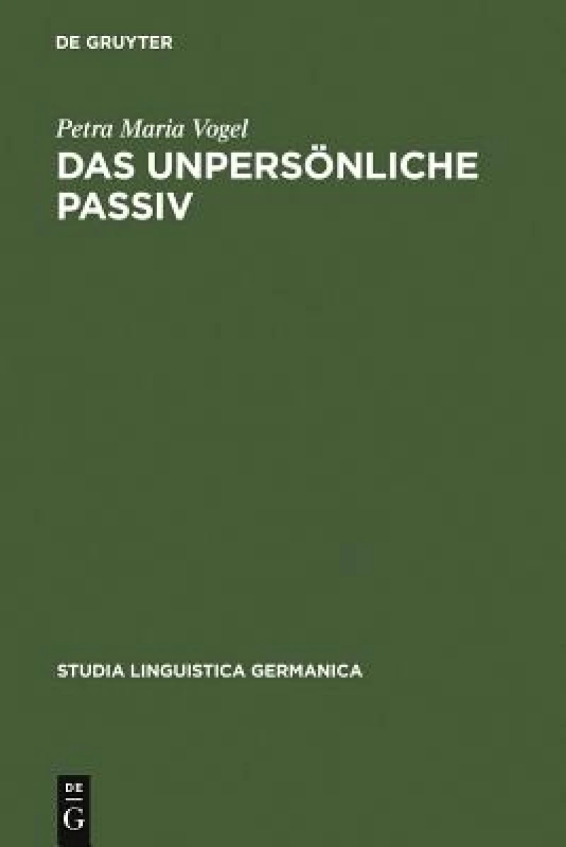 unpersönliche Passiv