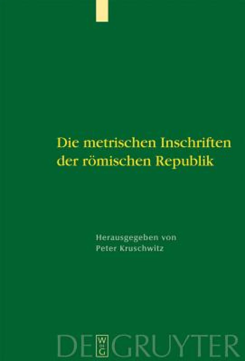 metrischen Inschriften der römischen Republik