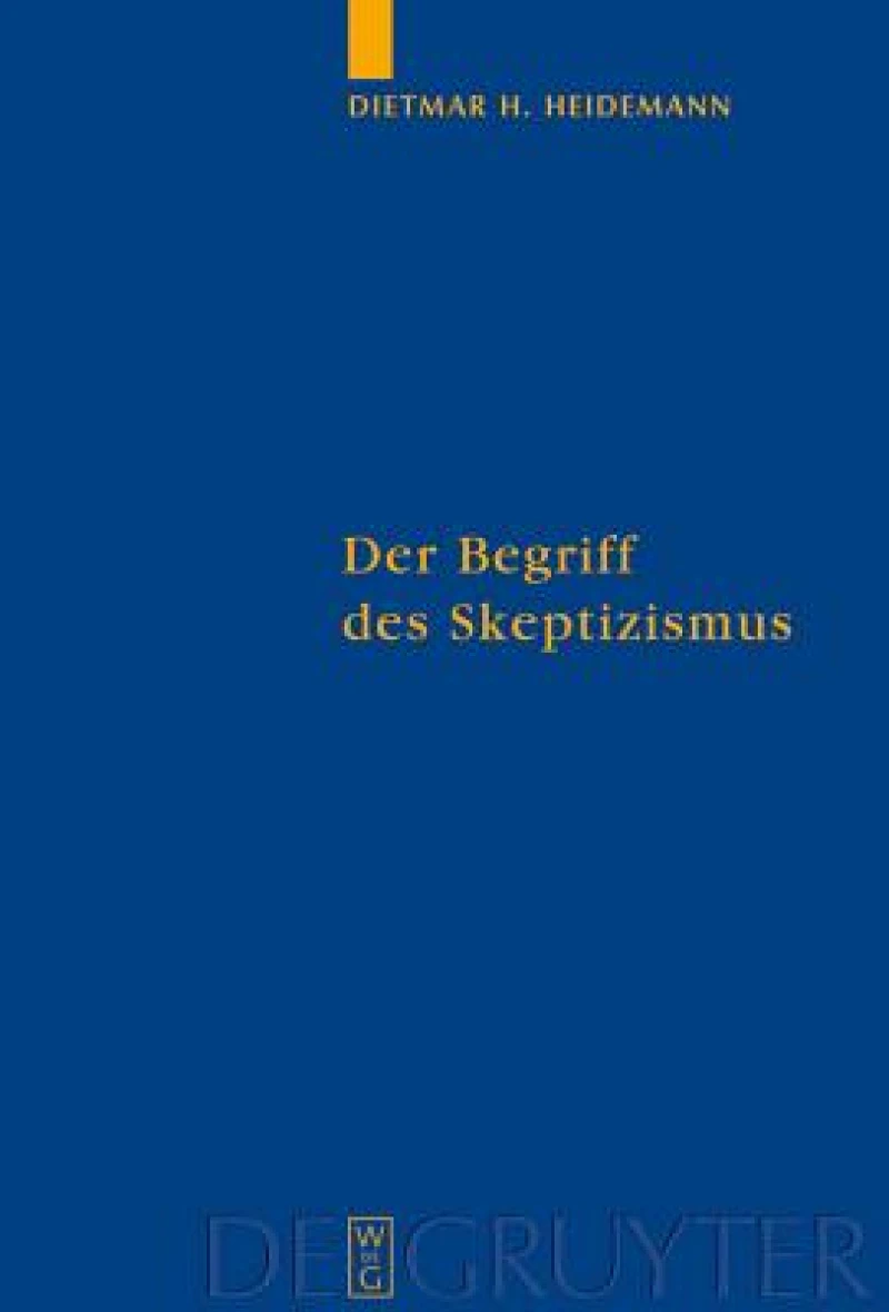 Der Begriff Des Skeptizismus