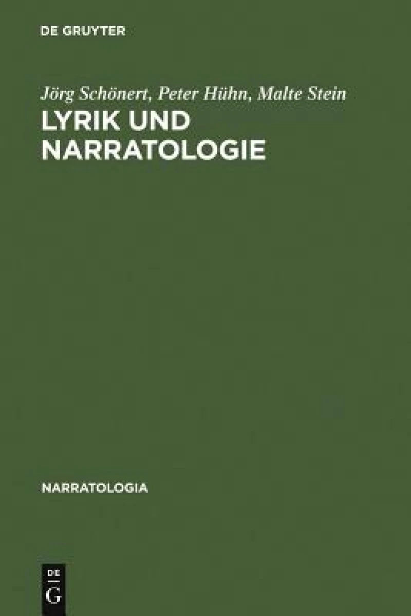 Lyrik Und Narratologie