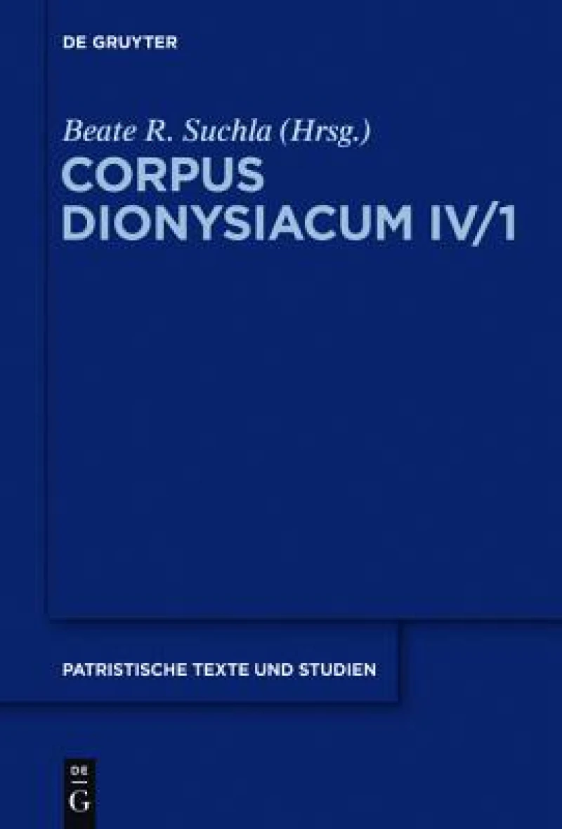 Ioannis Scythopolitani prologus et scholia in Dionysii Areopagitae librum ''De divinis nominibus'' cum additamentis interpretum aliorum