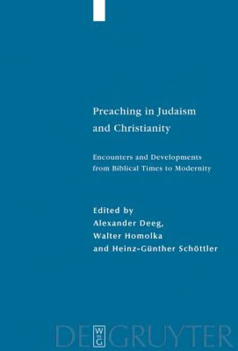 Preaching in Judaism and Christianity