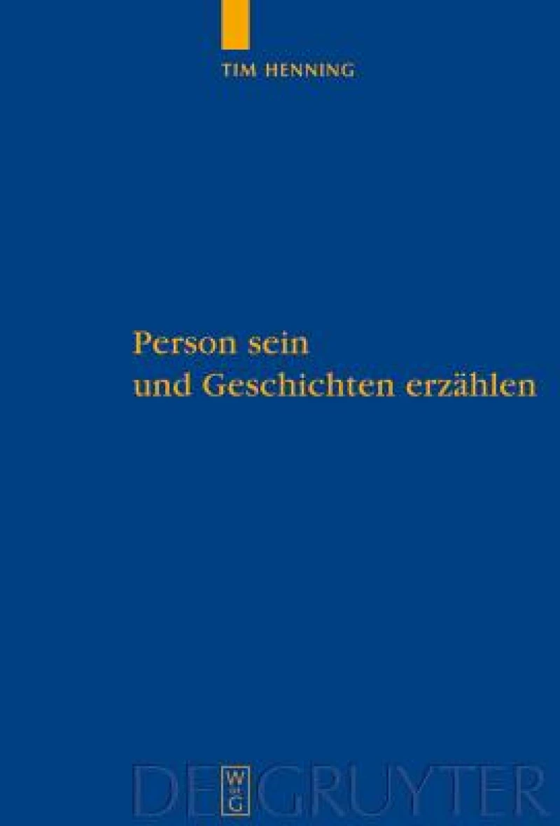 Person Sein Und Geschichten Erzahlen