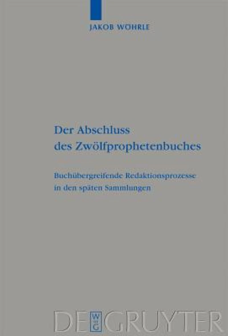 Abschluss des Zwölfprophetenbuches
