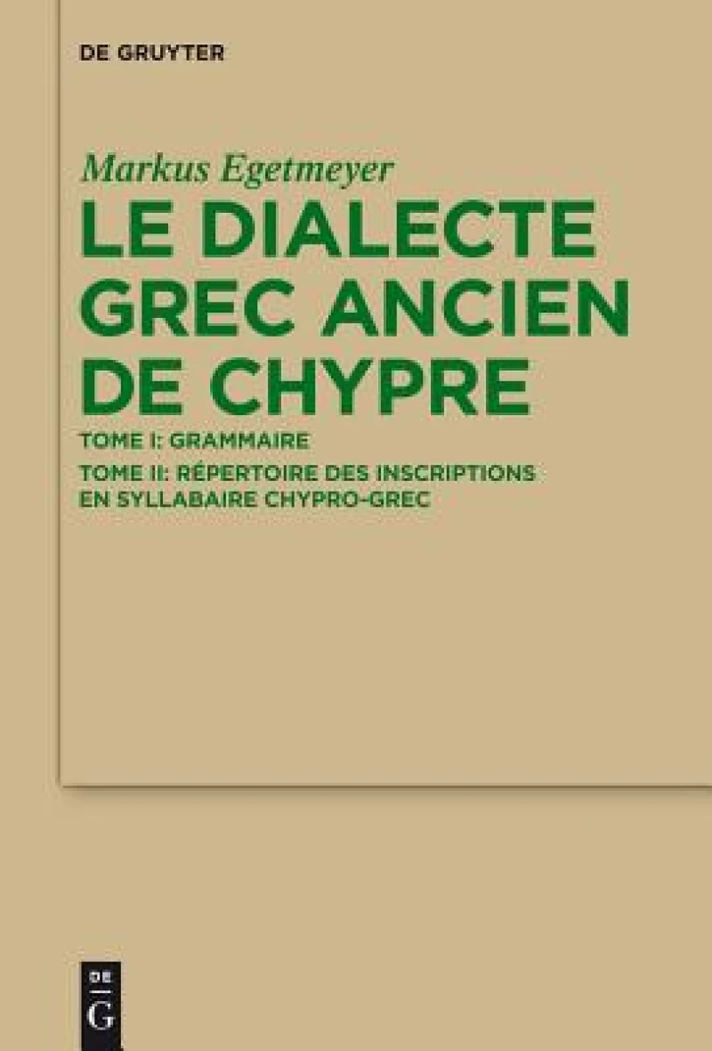 dialecte grec ancien de Chypre