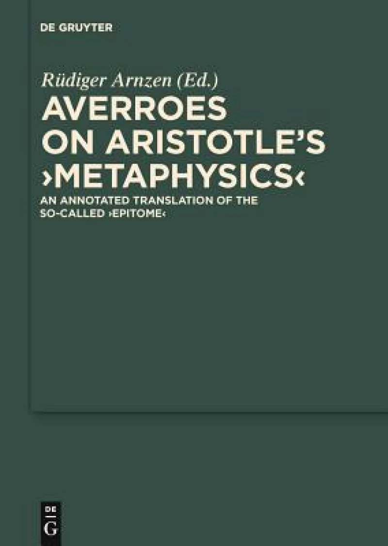 On Aristotle''s "Metaphysics"