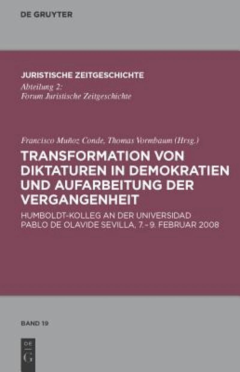 Transformation von Diktaturen in Demokratien und Aufarbeitung der Vergangenheit