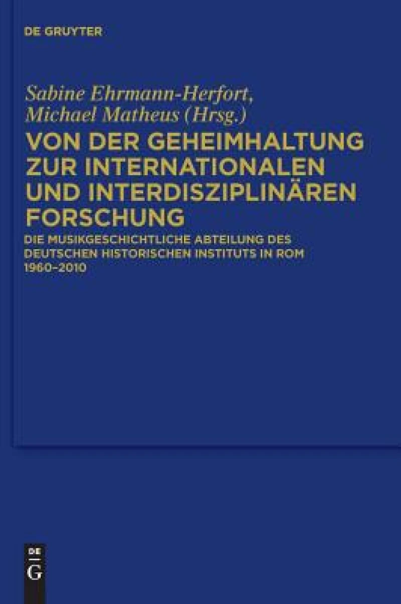 Von Der Geheimhaltung Zur Internationalen Und Interdisziplinären Forschung