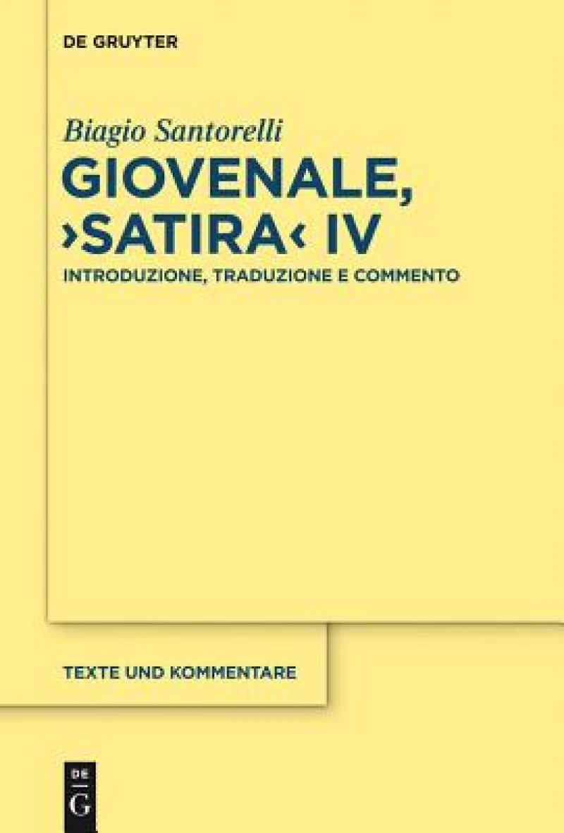 Giovenale, "Satira" IV