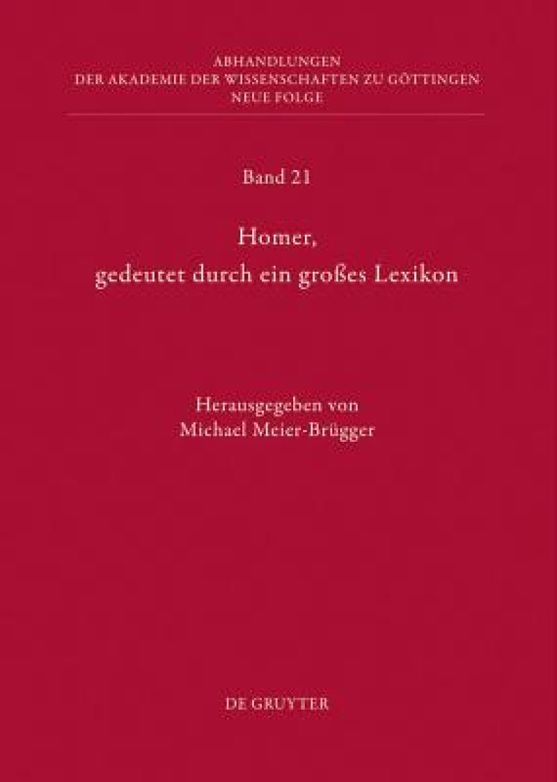 Homer, gedeutet durch ein großes Lexikon
