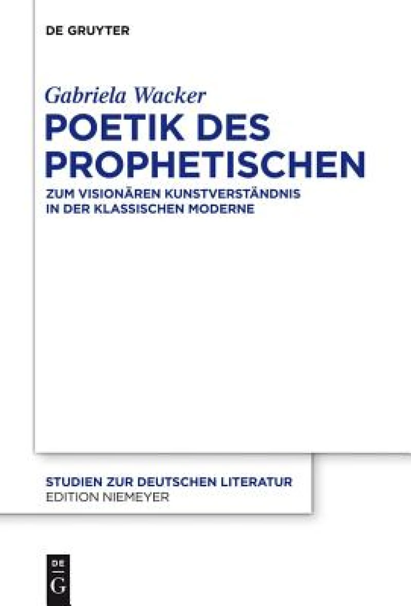 Poetik Des Prophetischen