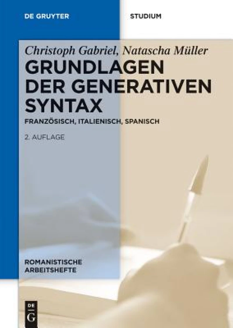 Grundlagen Der Generativen Syntax