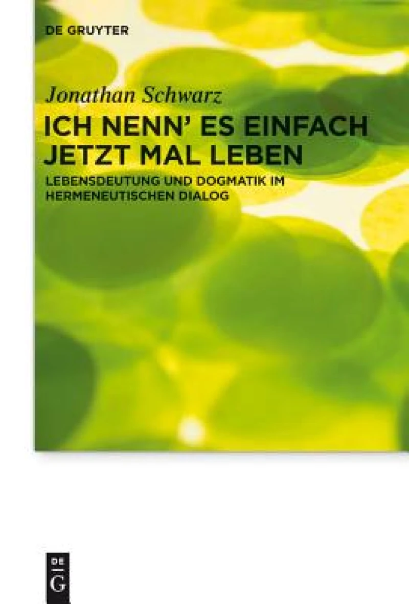 Ich Nenn'' Es Einfach Jetzt Mal Leben