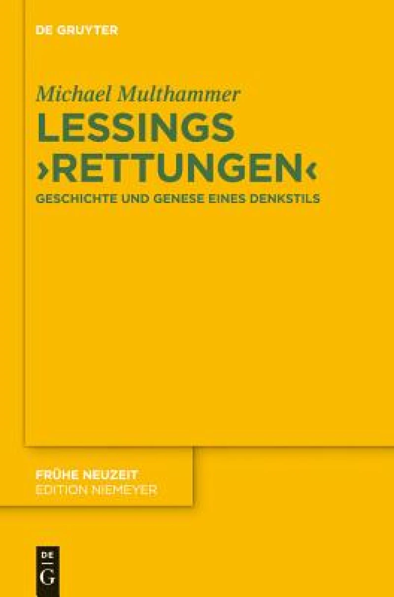 Lessings ''Rettungen''