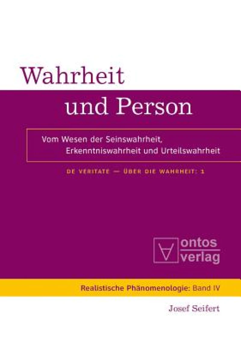 Wahrheit Und Person
