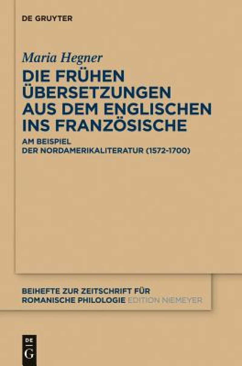 frühen Übersetzungen aus dem Englischen ins Französische