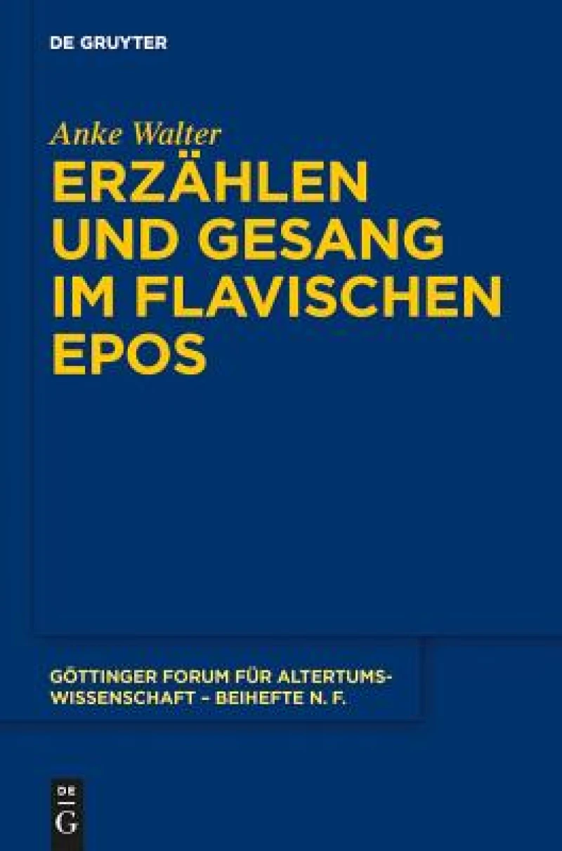 Erzahlen und Gesang im flavischen Epos
